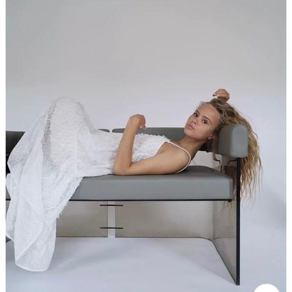 NWT Zara Embroidered Fringed Summer Dress Sz. L - Picture 4 of 7